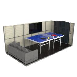 DURAMAX 40216 Apex Pro Zahradní domek 12 m² + podlahová konstrukce, vinylový, šedý/antracit