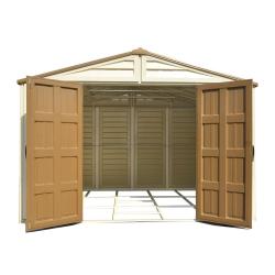 DURAMAX 40224 WoodBridge Plus Zahradní domek 10 m² + podlahová konstrukce, vinylový, béžový