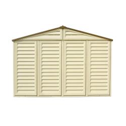 DURAMAX 40224 WoodBridge Plus Zahradní domek 10 m² + podlahová konstrukce, vinylový, béžový