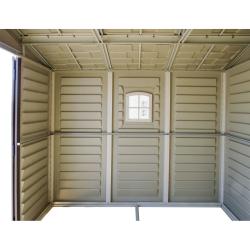 DURAMAX 40224 WoodBridge Plus Zahradní domek 10 m² + podlahová konstrukce, vinylový, béžový
