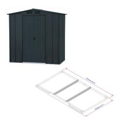 DURAMAX 50013 Riverton Top Zahradní domek 2,5 m² + podlahové profily, antracit