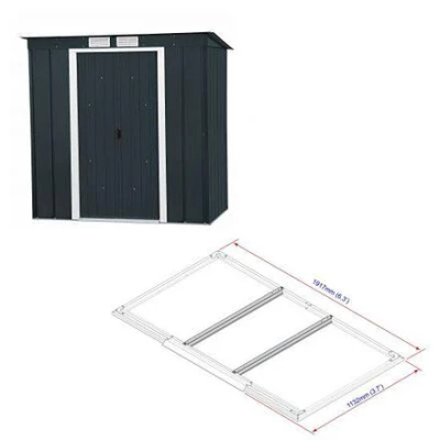 DURAMAX 50023 Pent Roof Eco Zahradní domek 2,5 m² + podlahové profily, antracit