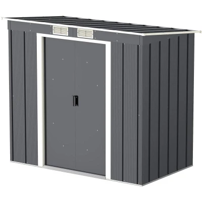 DURAMAX 50023 Pent Roof Eco Zahradní domek 2,5 m² + podlahové profily, antracit