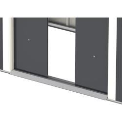 DURAMAX 50023 Pent Roof Eco Zahradní domek 2,5 m² + podlahové profily, antracit