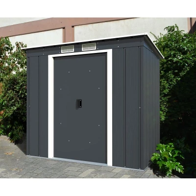 DURAMAX 50023 Pent Roof Eco Zahradní domek 2,5 m² + podlahové profily, antracit