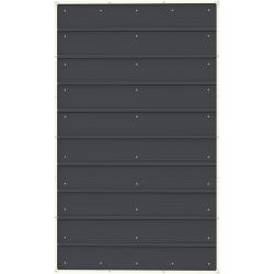 DURAMAX 50023 Pent Roof Eco Zahradní domek 2,5 m² + podlahové profily, antracit