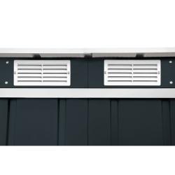 DURAMAX 50023 Pent Roof Eco Zahradní domek 2,5 m² + podlahové profily, antracit