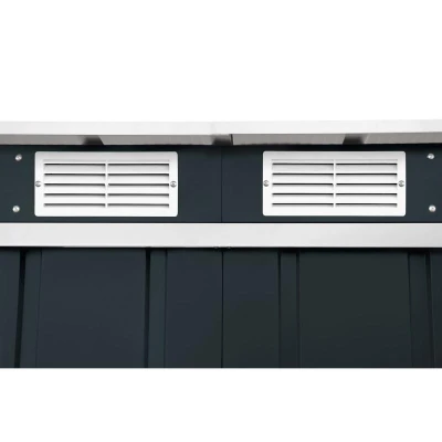 DURAMAX 50023 Pent Roof Eco Zahradní domek 2,5 m² + podlahové profily, antracit