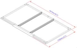 DURAMAX 50023 Pent Roof Eco Zahradní domek 2,5 m² + podlahové profily, antracit