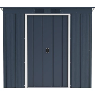 DURAMAX 50023 Pent Roof Eco Zahradní domek 2,5 m² + podlahové profily, antracit