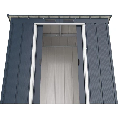 DURAMAX 50023 Pent Roof Eco Zahradní domek 2,5 m² + podlahové profily, antracit