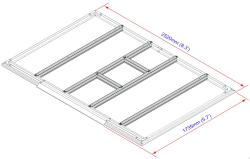 DURAMAX 57102 Podlahové profily pro domky 4,7 m²