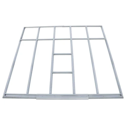 DURAMAX Podlahový set profilů pro domky 6,3 m² stříbrný