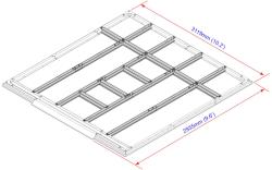 DURAMAX 57212 Podlahové profily pro domky 9,7 m²