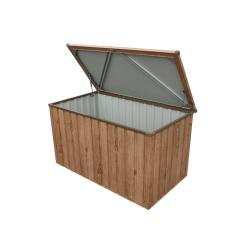 DURAMAX 71045 Zahradní úložný box 134 x 72 x 73 cm, 585 l, dekor dub