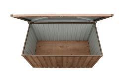 DURAMAX 71045 Zahradní úložný box 134 x 72 x 73 cm, 585 l, dekor dub