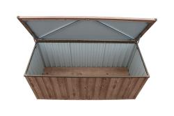 DURAMAX 71145 Zahradní úložný box 174 x 72 x 73 cm, 770 l, dekor dub
