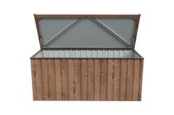 DURAMAX 71145 Zahradní úložný box 174 x 72 x 73 cm, 770 l, dekor dub