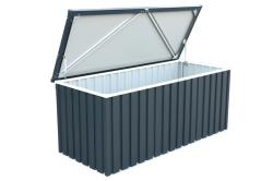 DURAMAX 71151 Zahradní úložný box 174 x 72 x 73 cm, 770 l, antracit