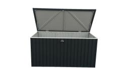 DURAMAX 71273 Zahradní úložný box 195 x 91 x 94 cm, 1450 l, antracit