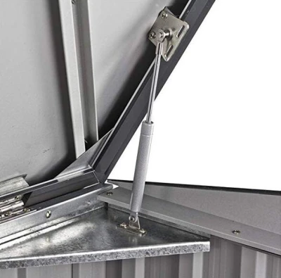 DURAMAX kovový úložný box na popelnice antracit 1477 l, 154,2 x 96 x 130,5 cm
