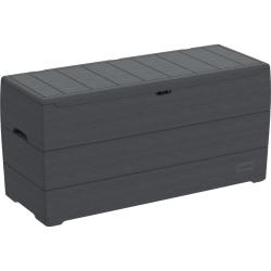 DURAMAX 86600 Durabox Plastový zahradní úložný box 270 l, 117 x 45 x 56 cm, antracit