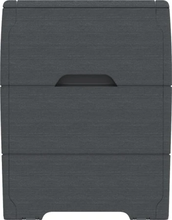 DURAMAX 86600 Durabox Plastový zahradní úložný box 270 l, 117 x 45 x 56 cm, antracit