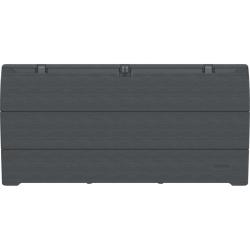 DURAMAX 86600 Durabox Plastový zahradní úložný box 270 l, 117 x 45 x 56 cm, antracit