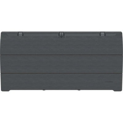 DURAMAX 86600 Durabox Plastový zahradní úložný box 270 l, 117 x 45 x 56 cm, antracit