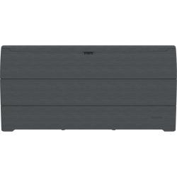 DURAMAX 86600 Durabox Plastový zahradní úložný box 270 l, 117 x 45 x 56 cm, antracit