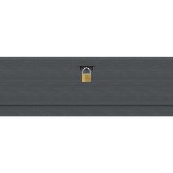 DURAMAX 86600 Durabox Plastový zahradní úložný box 270 l, 117 x 45 x 56 cm, antracit