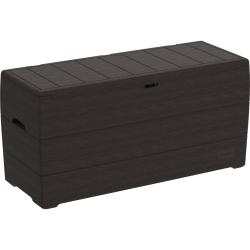 DURAMAX 86601 Durabox Plastový zahradní úložný box 270 l, 117 x 45 x 56 cm, hnědý