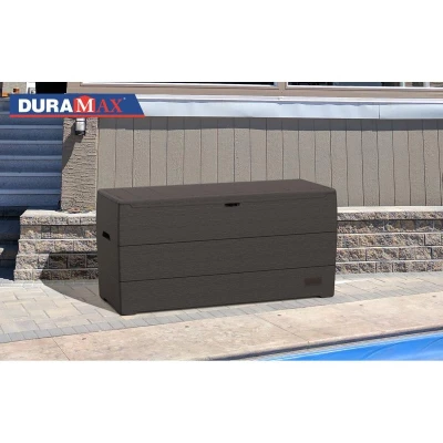 DURAMAX 86601 Durabox Plastový zahradní úložný box 270 l, 117 x 45 x 56 cm, hnědý
