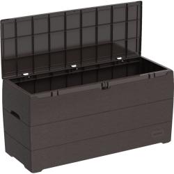 DURAMAX 86601 Durabox Plastový zahradní úložný box 270 l, 117 x 45 x 56 cm, hnědý