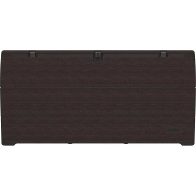 DURAMAX 86601 Durabox Plastový zahradní úložný box 270 l, 117 x 45 x 56 cm, hnědý