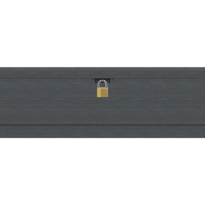 DURAMAX 86601 Durabox Plastový zahradní úložný box 270 l, 117 x 45 x 56 cm, hnědý