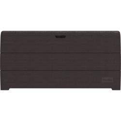 DURAMAX 86602 Durabox Plastový zahradní úložný box 416 l, 129,5 x 70 x 62,5 cm, hnědý