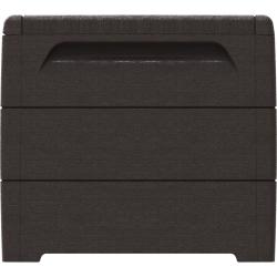 DURAMAX 86602 Durabox Plastový zahradní úložný box 416 l, 129,5 x 70 x 62,5 cm, hnědý