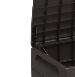 DURAMAX 86602 Durabox Plastový zahradní úložný box 416 l, 129,5 x 70 x 62,5 cm, hnědý