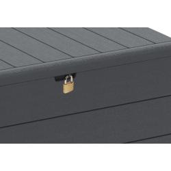 DURAMAX 86602 Durabox Plastový zahradní úložný box 416 l, 129,5 x 70 x 62,5 cm, hnědý