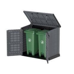 DURAMAX 86630 StoreAway Úložný box 1200 l, 145 x 125 x 82,5 cm, plastový, šedý