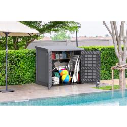 DURAMAX 86630 StoreAway Úložný box 1200 l, 145 x 125 x 82,5 cm, plastový, šedý