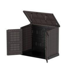 DURAMAX 86631 Plastový úložný box StoreAway 145 x 125 x 82,5 cm, 1200 l - hnědý