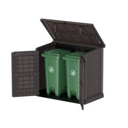 DURAMAX 86631 Plastový úložný box StoreAway 145 x 125 x 82,5 cm, 1200 l - hnědý