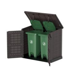 DURAMAX 86631 Plastový úložný box StoreAway 145 x 125 x 82,5 cm, 1200 l - hnědý