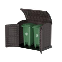 DURAMAX 86632 StoreAway ARC Úložný box 1200 l, 145 x 125 x 82,5 cm, plastový, hnědý