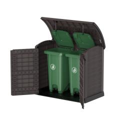 DURAMAX 86632 StoreAway ARC Úložný box 1200 l, 145 x 125 x 82,5 cm, plastový, hnědý