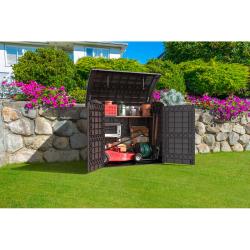 DURAMAX 86632 StoreAway ARC Úložný box 1200 l, 145 x 125 x 82,5 cm, plastový, hnědý