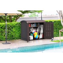 DURAMAX 86632 StoreAway ARC Úložný box 1200 l, 145 x 125 x 82,5 cm, plastový, hnědý