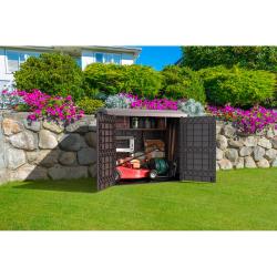 DURAMAX 86632 StoreAway ARC Úložný box 1200 l, 145 x 125 x 82,5 cm, plastový, hnědý